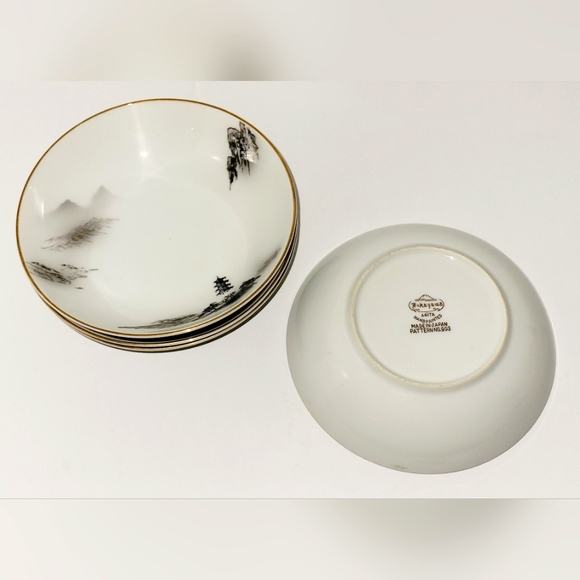 (4) Fukagawa Fruit Bowl Bundle Arita 903 Pattern  Vintage Japanese Bowl Set - Picture 2 of 7